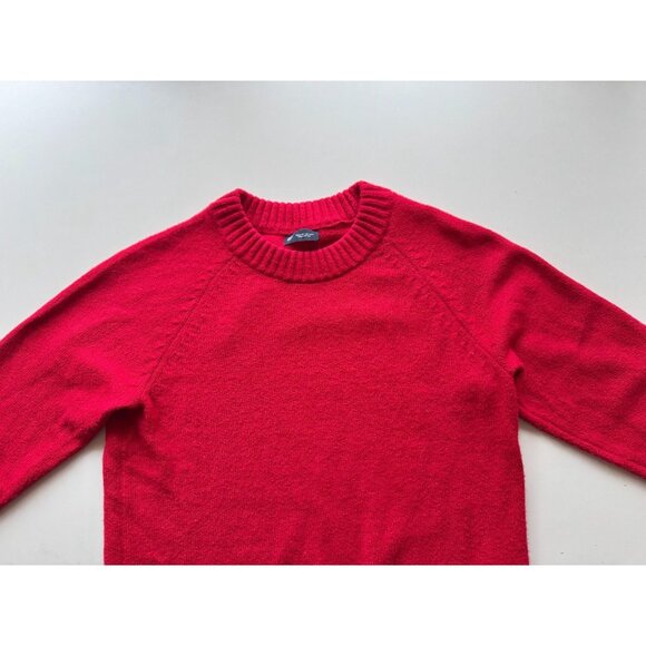 GAP Modern Red Cashsoft Cotton Blend Knit Crew Neck Sweater, Size M - Picture 8 of 16